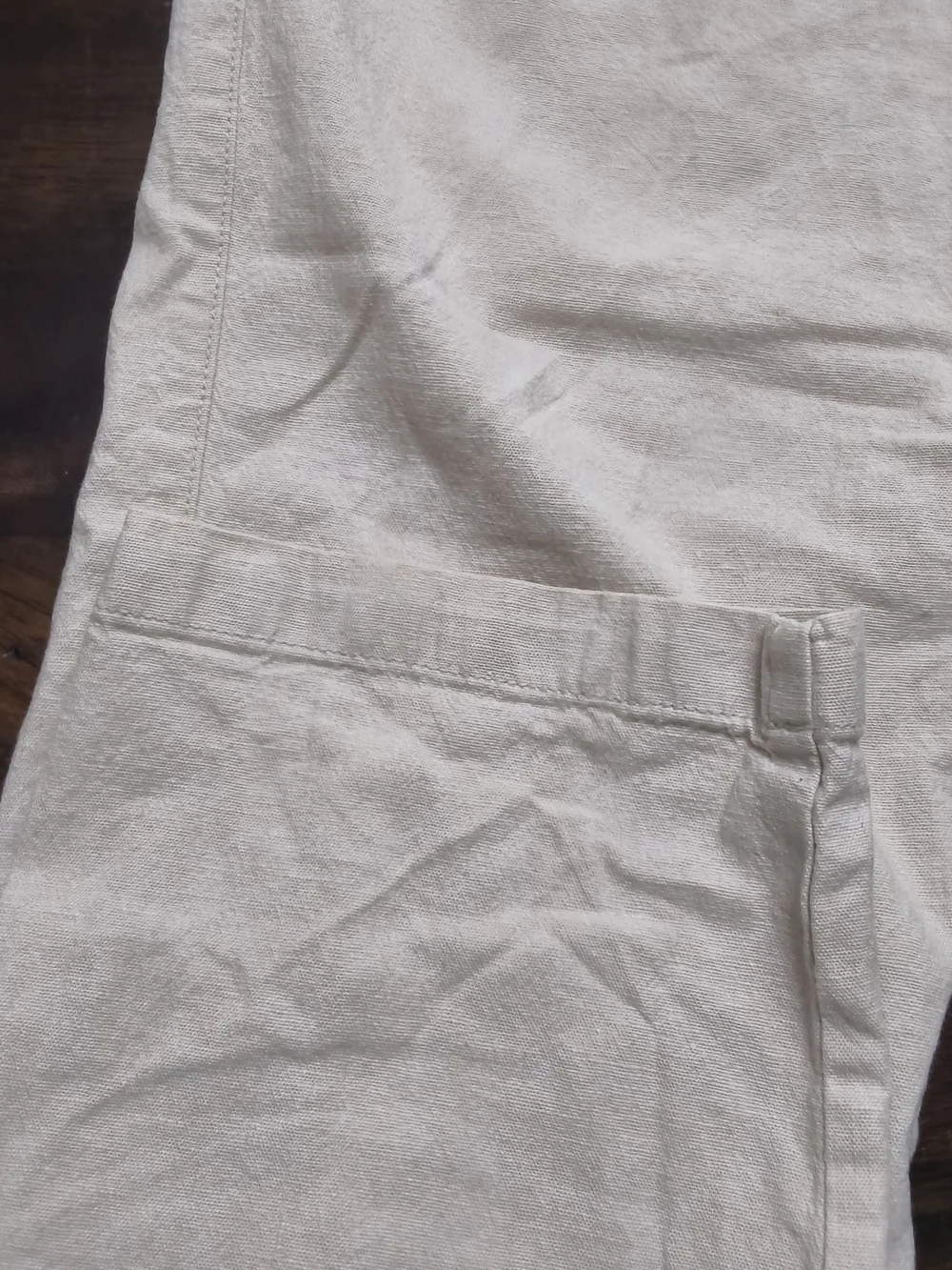 Men's Linen Old Navy Pants Cream Color Size Small